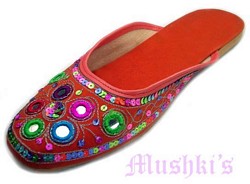 beaded slipper - click here for large view